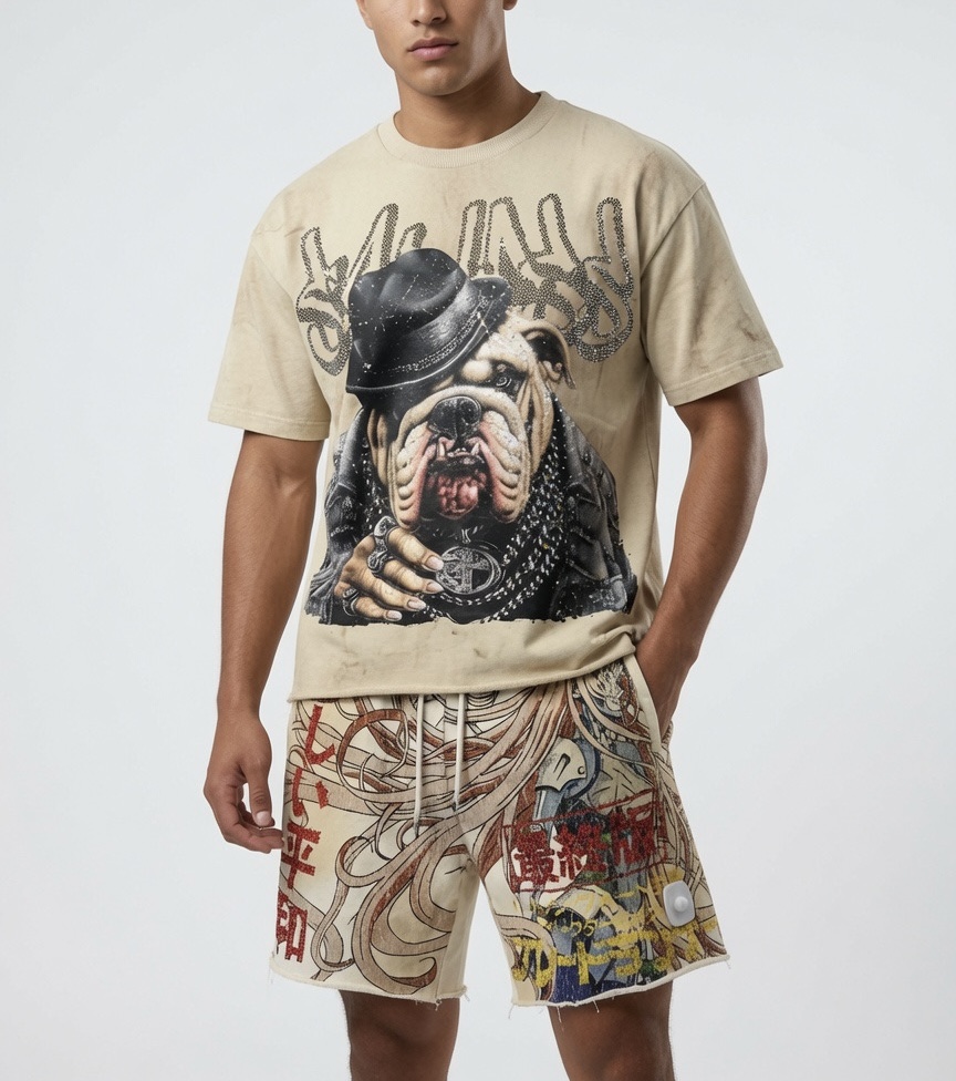 Bulldog Beige Tee