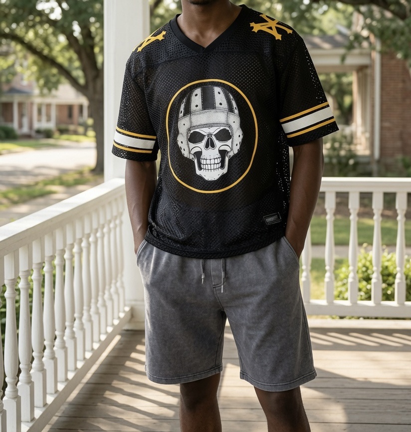 Skull Football Jersey