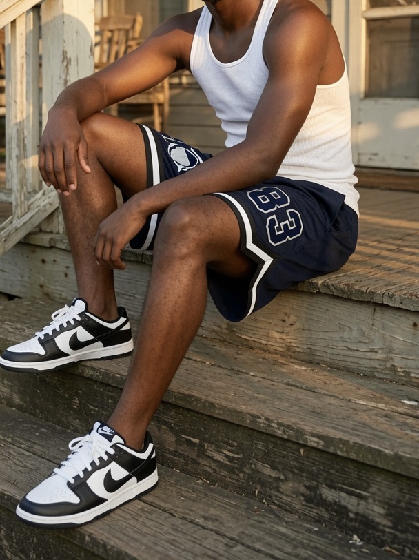 Navy Basketball Shorts