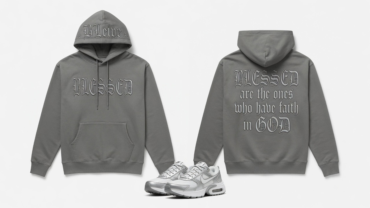 Blessed Hoodie Grey