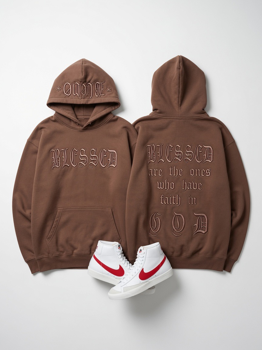 Blessed Hoodie Brown