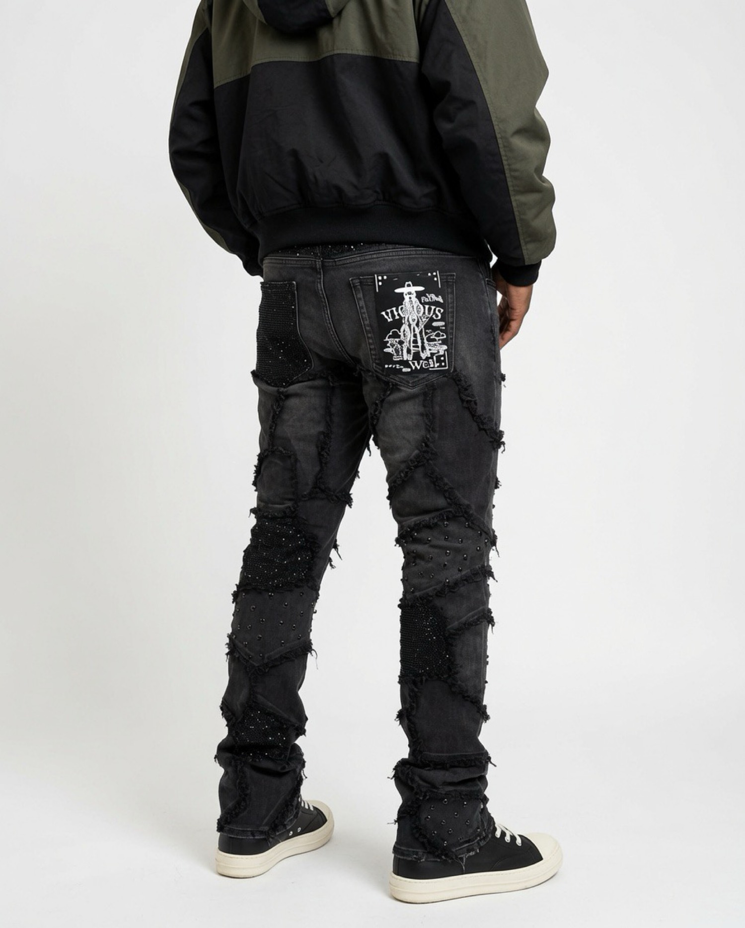 VICIOUS Patch Stack Jeans